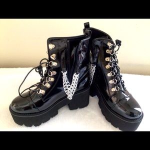 CYNLLIO Fashion Block Heel Platform